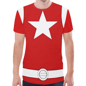 Men's Red Guardian Nikolai Vanguard Red Shirt