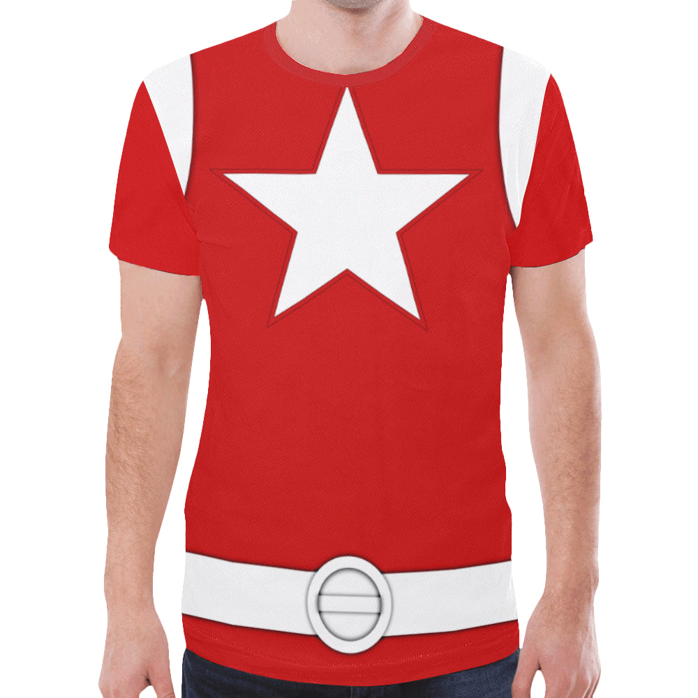 Men's Red Guardian Nikolai Vanguard Red Shirt