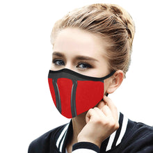 Load image into Gallery viewer, Red Ninja Modern Dust Mask