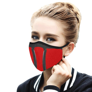 Red Ninja Modern Dust Mask