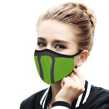 Load image into Gallery viewer, Green Ninja Modern Dust Mask
