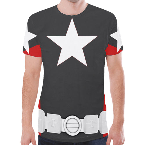 Men's Red Guardian Anton Black Shirt