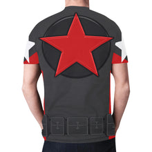 Load image into Gallery viewer, Men&#39;s Red Guardian Anton Black Shirt
