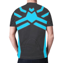 Load image into Gallery viewer, Men&#39;s BT Stealth Spider Blue Shirt